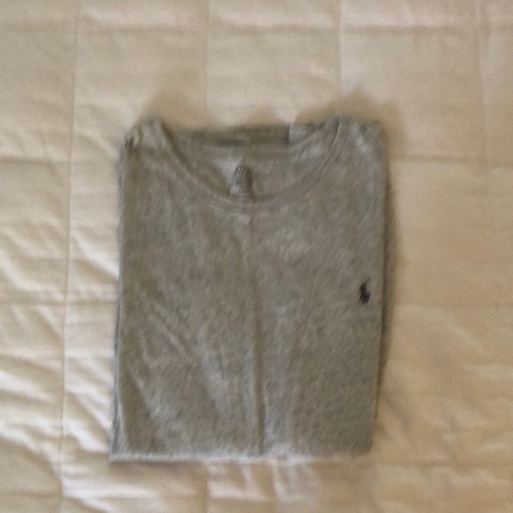 Men’s Polo Ralph Lauren T Shirt. Crewneck. Size XXL. Gray. EUC